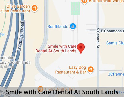Map image for Emergency Dentist in Aurora, CO